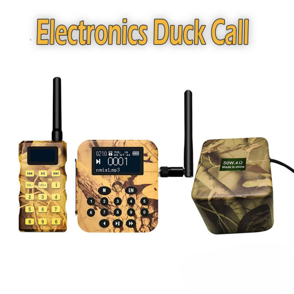 50W Electronic Duck Caller | 150dB Loud Hunting Decoy Speaker