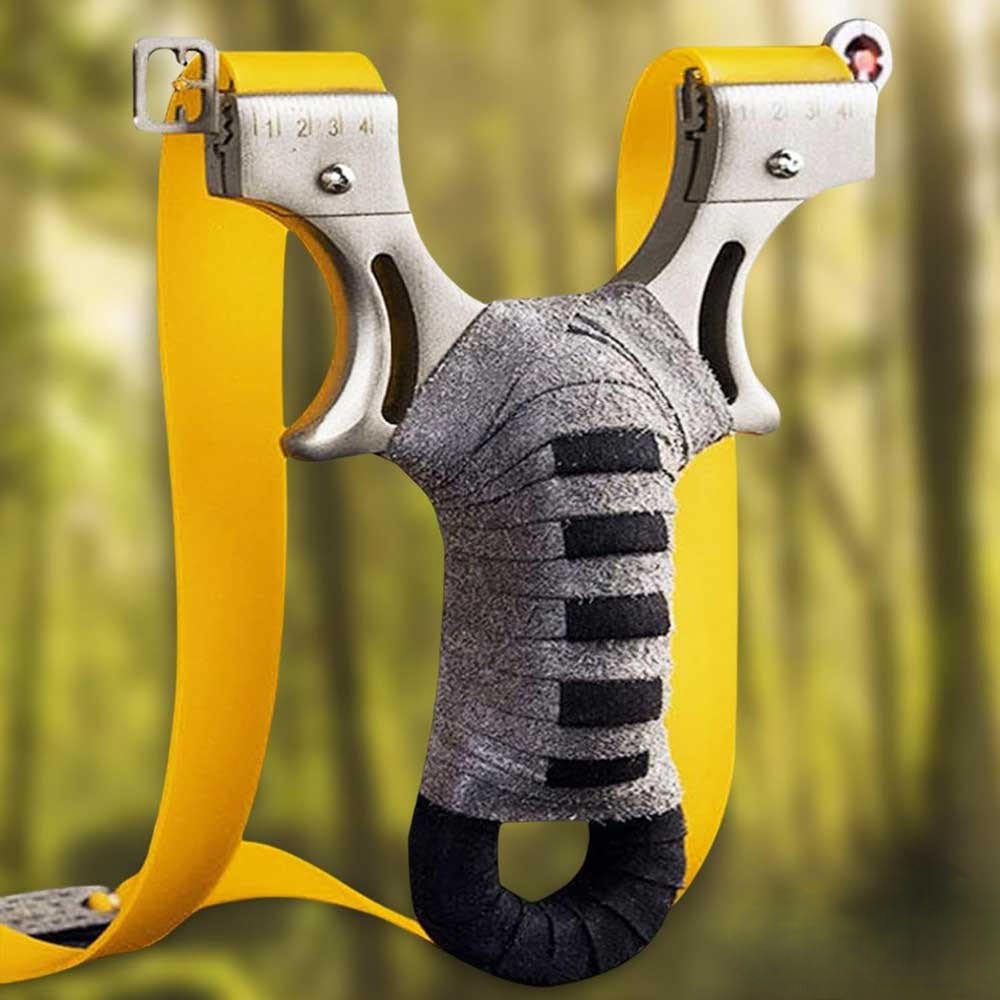 Professional Heavy-Duty Metal Slingshot for Hunting & Target Shooting