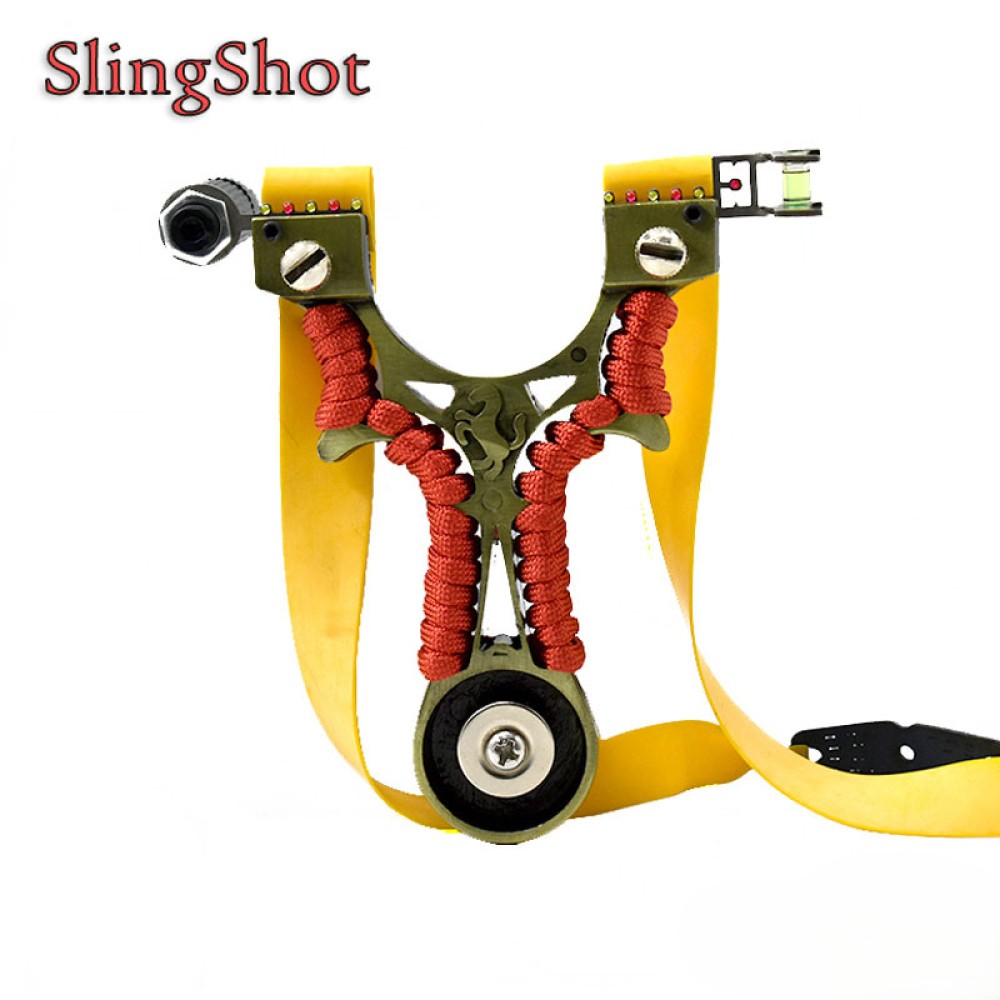 Just Hunters Premium Alloy Metal Slingshot for Hunting & Target Shooting